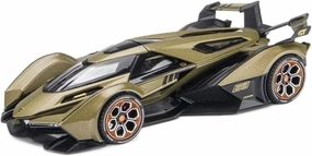 Toy car Model 1:24 for Concept Sports Alloy Car Model Diecasts Metal Simulation Toy with Sound and Light Kids Gift (Color : Green)
