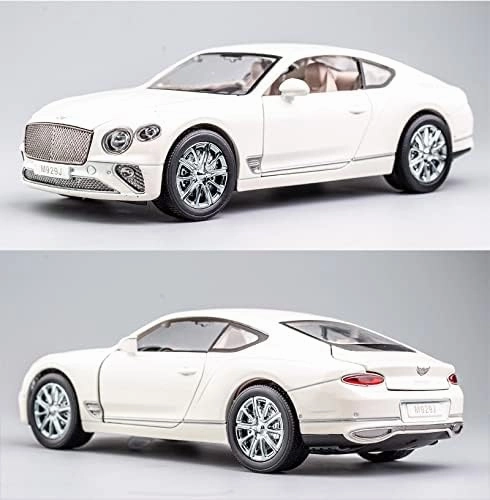 Toy car Model 1:24 for Continental GT Alloy Car Model Diecast Luxy Car Model Sound Light Childrens Toy Gift (Color : Green)