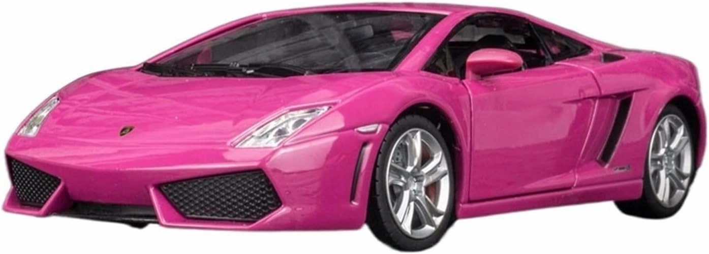 Toy car Model 1:24 for Gallardo Supercar Alloy Car Model Diecasts Toy Collect Boy Birthday Gifts (Color : Purple)