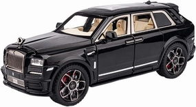 Toy car Model 1:24 for Rolls Royce Cullinan Diecasts Alloy Simulation Pull Back Car Model Sound Light Kids Toy Gifts (Color : C3)