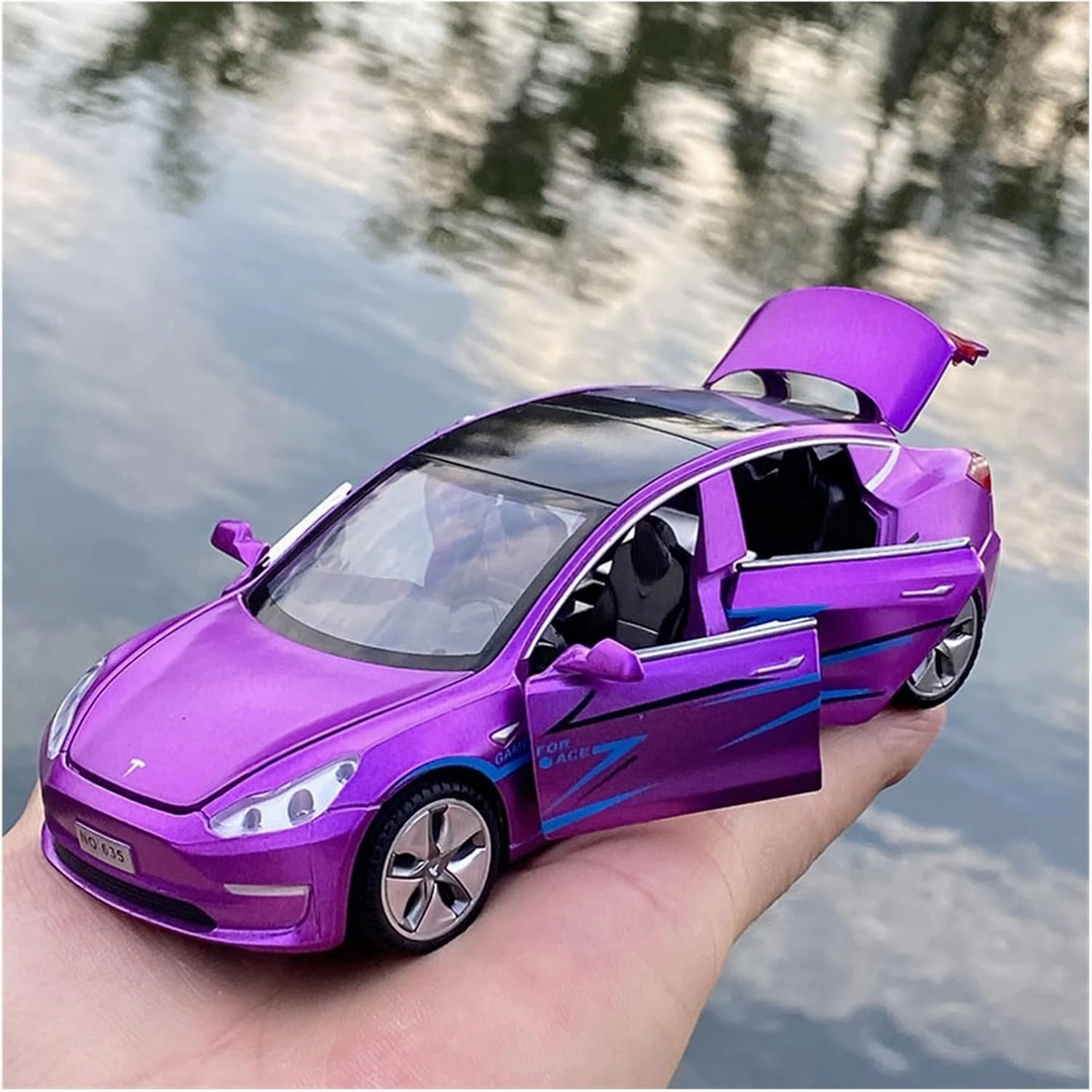 Toy car Model 1:32 Alloy Car Model Diecasts Toy Kid Toys for Children Gifts (Color : Black)