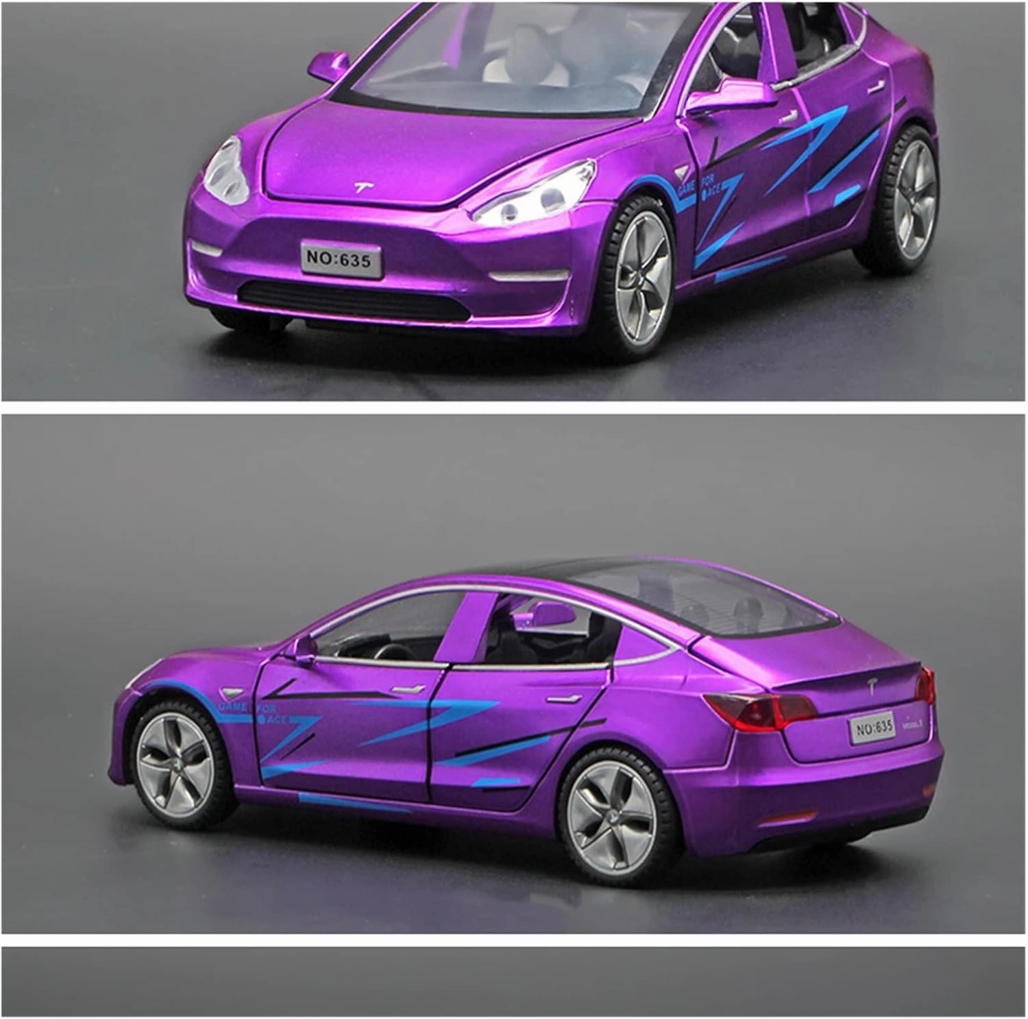 Toy car Model 1:32 Alloy Car Model Diecasts Toy Kid Toys for Children Gifts (Color : Black)