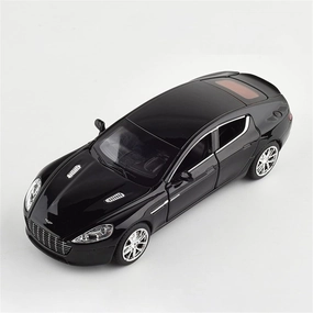 Toy car Model 1:32 for Aston Martin DB9 V12 Supercar Toy Alloy Car Model Diecasts Toy Sound and Light Toys Gift (Color : Black)