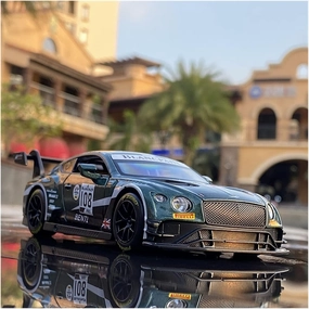 Toy car Model 1:32 for Continental GT Le Mans Alloy Racing Car Model Diecast Simulation Collection Toy Gift (Color : B2)