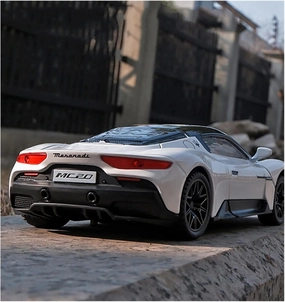 Toy car Model 1/32 for Maserati MC20 Sport Car Model Alloy Pull Back Toys Collection Boy Toys Gifts for Children (Color : White)