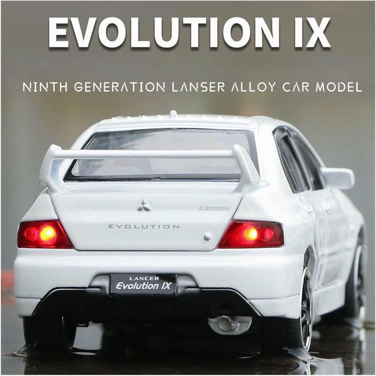 Toy car Model 1:32 for Mitsubishi Lancer Evolution IX 9 Alloy Racing Car Model Diecast Toy Kids Gift (Color : B2)