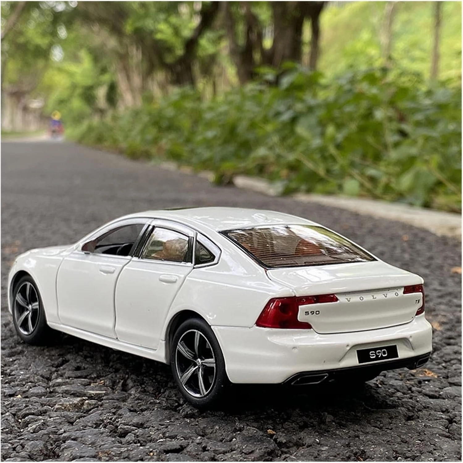 Toy car Model 1:32 for Volvo S90 Alloy Car Model Diecasts Sound Light Collection Toys for Childrens Gift (Color : C3)