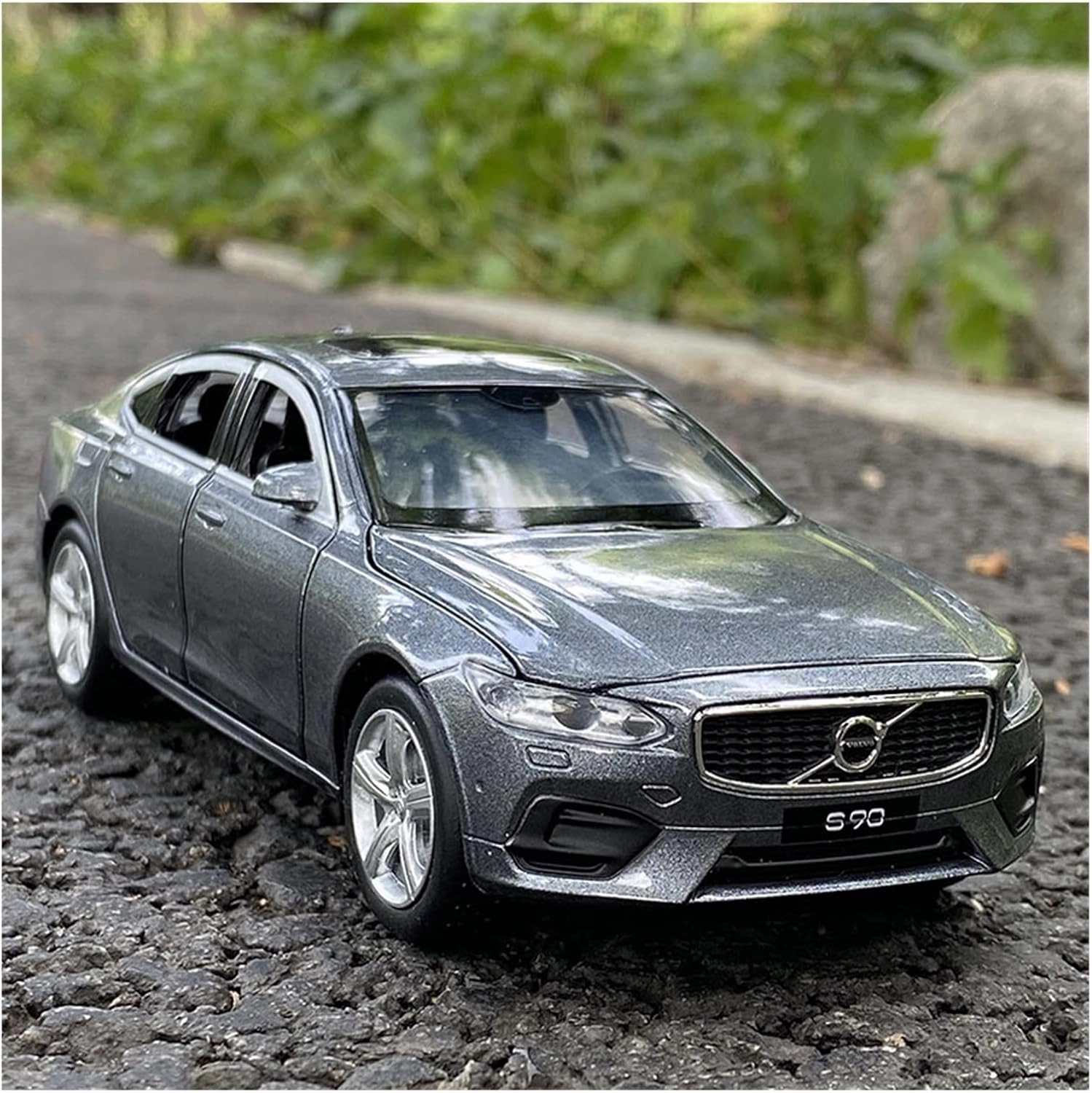 Toy car Model 1:32 for Volvo S90 Alloy Car Model Diecasts Sound Light Collection Toys for Childrens Gift (Color : C3)