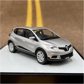 Toy car Model 1:43 Diecast Car Model Toy for Captur Replica Collector Edition (Color : Silver)