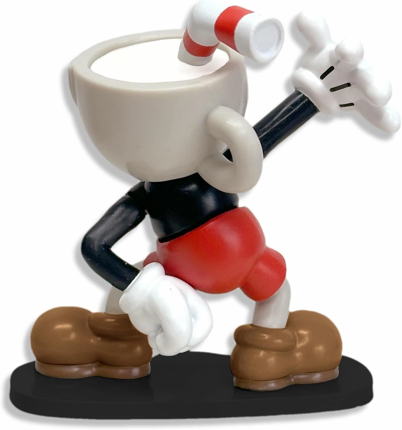 Toynk Cuphead Cuphead Create-A-Figure 3-Inch Mini Figure | Multiple Interchangeable Parts for Posing, Customization