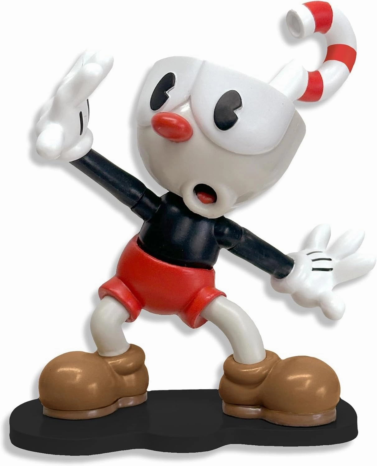 Toynk Cuphead Cuphead Create-A-Figure 3-Inch Mini Figure | Multiple Interchangeable Parts for Posing, Customization