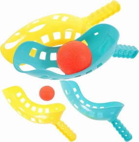 Toyvian 2 Sets Interactive Toss and Catch Suits Beach Toys Outdoor Playset Suits for Scoop Ball Thrower Scoop Kendama Popular Toys Balls Toy Ball Child Halloween Abs