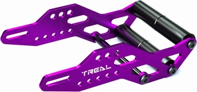 TREAL Aluminum 7075 Rear Wheelie Bar Set for Losi 1/18 Mini LMT(Purple)