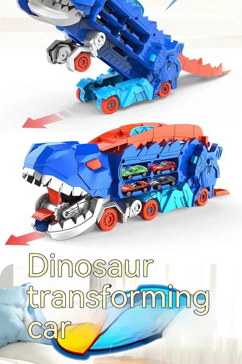 Tyrannosaurus Dinosaur Deformation Track Gliding Car