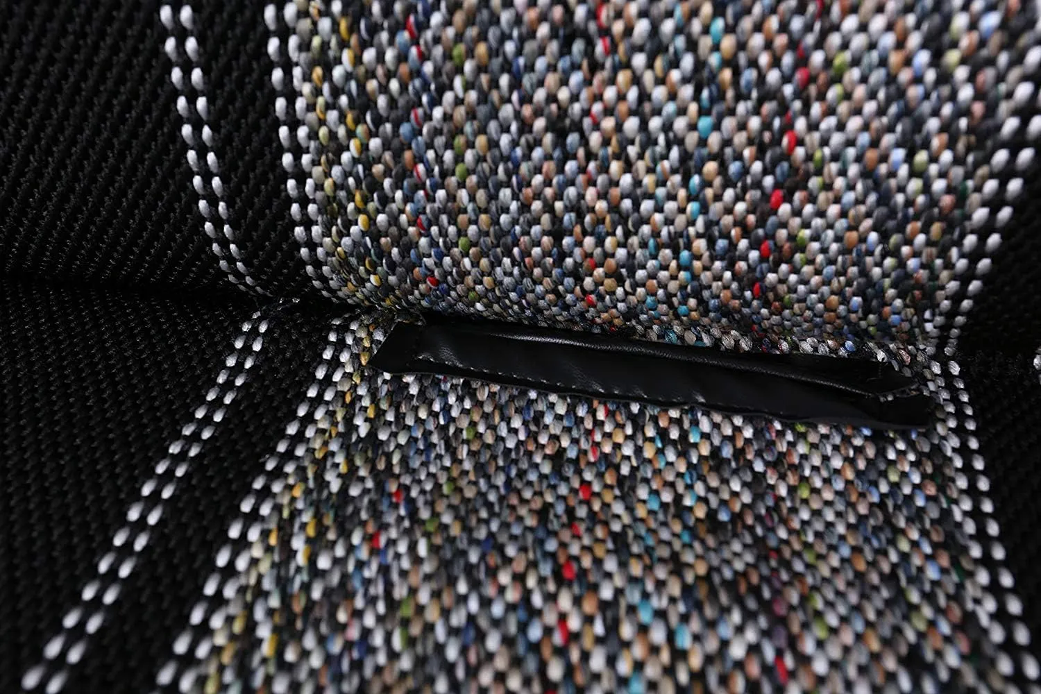 Universal Baja Saddle Blanket Bench Full Size Seat Cover Fits Ford, Chevrolet, Dodge, and Full Size Pickup Trucks (Black)