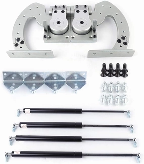 Universal Lambo Door Kit, Adjustable 90 Degree Vertical Doors Hinge Kit Lambo Door Conversion Kit for Chevrolet/Nissan/Mazda/Ford/Subaru/Toyota