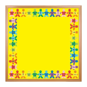 Uppercase Alphabet Kids Border