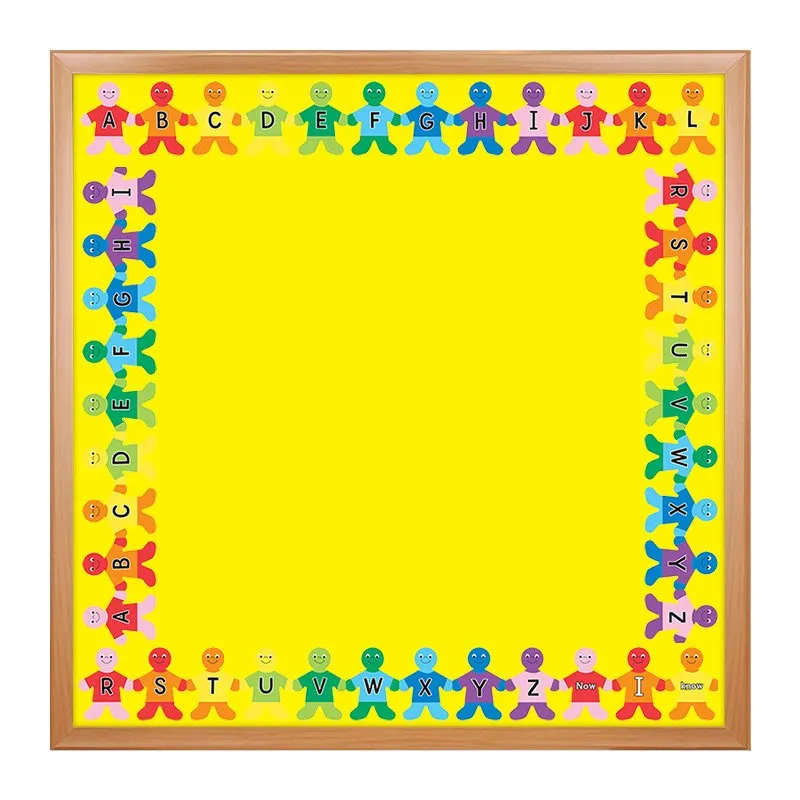 Uppercase Alphabet Kids Border
