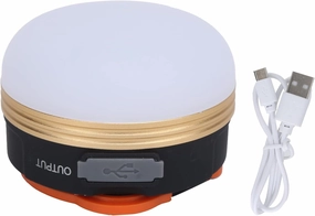 USB Rechargeable Camping Lights, Lightweight Tent Light with a Hook, 3 Level Adjustment Outdoor Lighting Equipment for Home Hiking