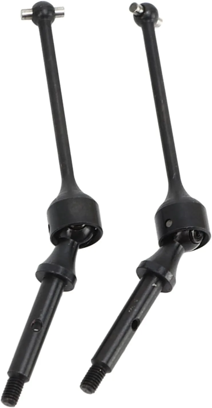 VBESTLIFE RC Rear Drive Shaft, CVD Steel RC Rear Shaft for LOSI 1/18 Mini B Mini T 2.0 Car (Black)
