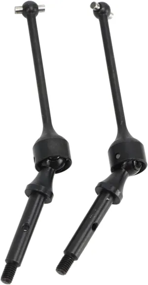 VBESTLIFE RC Rear Drive Shaft, CVD Steel RC Rear Shaft for LOSI 1/18 Mini B Mini T 2.0 Car (Black)