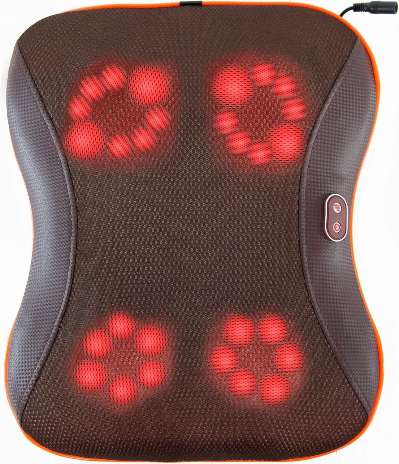 VibePulse Shiatsu Back Massager. 28 Nodes, Far-Infrared Heating, 3 Speeds, Ideal for Home, Car Or Office. Deep Tissue Massage for Neck, Back, Legs & Feet. Stress, Pain & Muscle Tension.