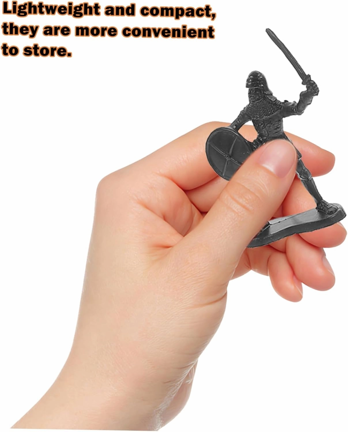 VICASKY 1set Miniature People Figures Tiny Soldier Models Horse Realistic Figurines for Dollhouses Mini Gardens and School Projects Material Paint