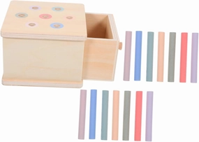 VICASKY Montessori Color Sorting Box Color Sorter Game for Early Education Learning for Boys Enhances Fine Motor Skills and Hand Eye Coordination