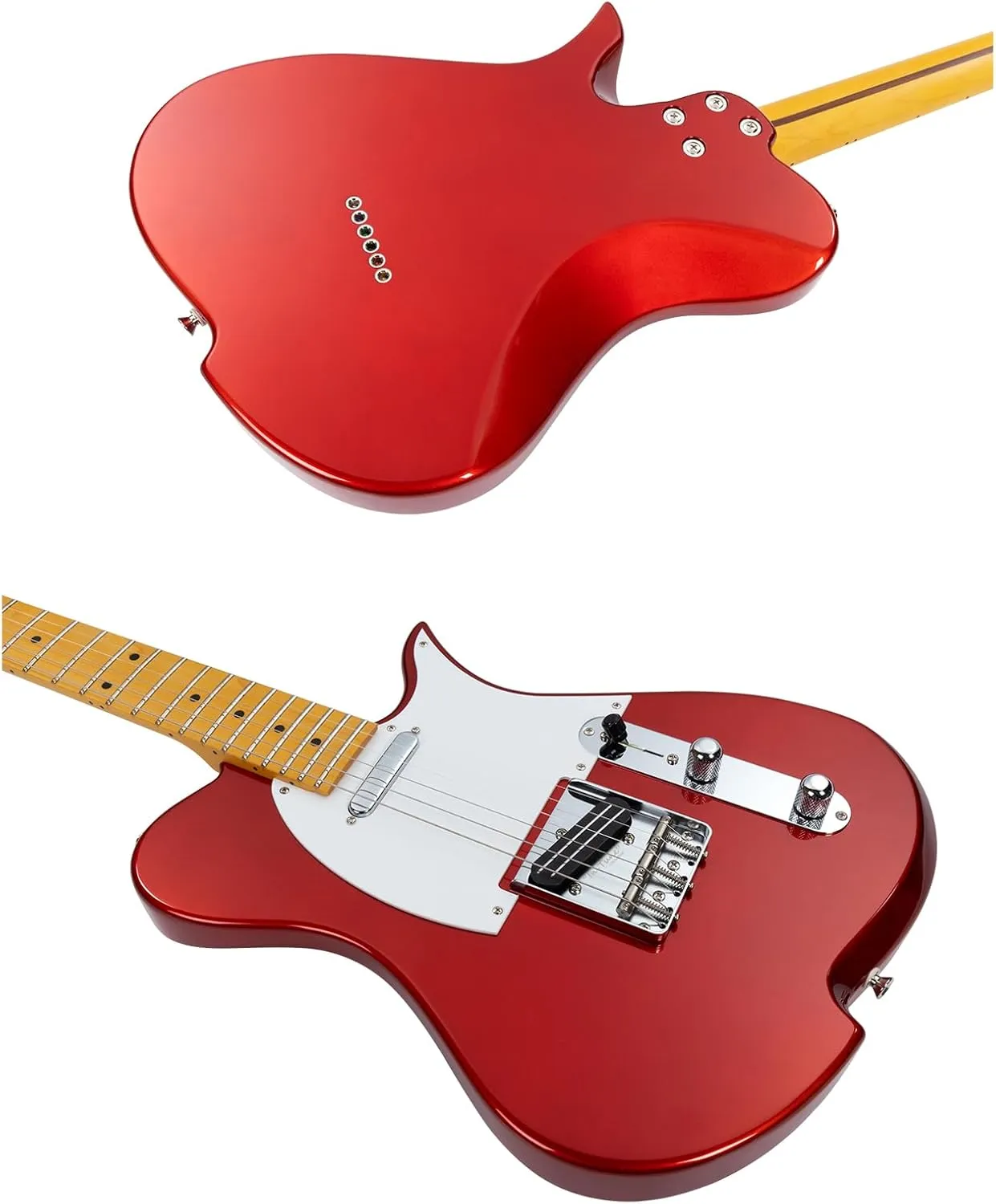 Vola Electric Guitar Vasti MC Candy Apple Red Gloss Handmade in Japan MIJ Gotoh Bridge Gotoh Locking Tuner 6 Strings Modern C Neck For All Levels