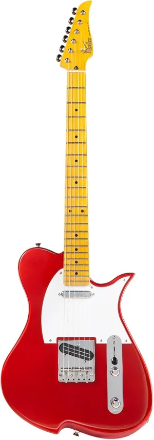 Vola Electric Guitar Vasti MC Candy Apple Red Gloss Handmade in Japan MIJ Gotoh Bridge Gotoh Locking Tuner 6 Strings Modern C Neck For All Levels