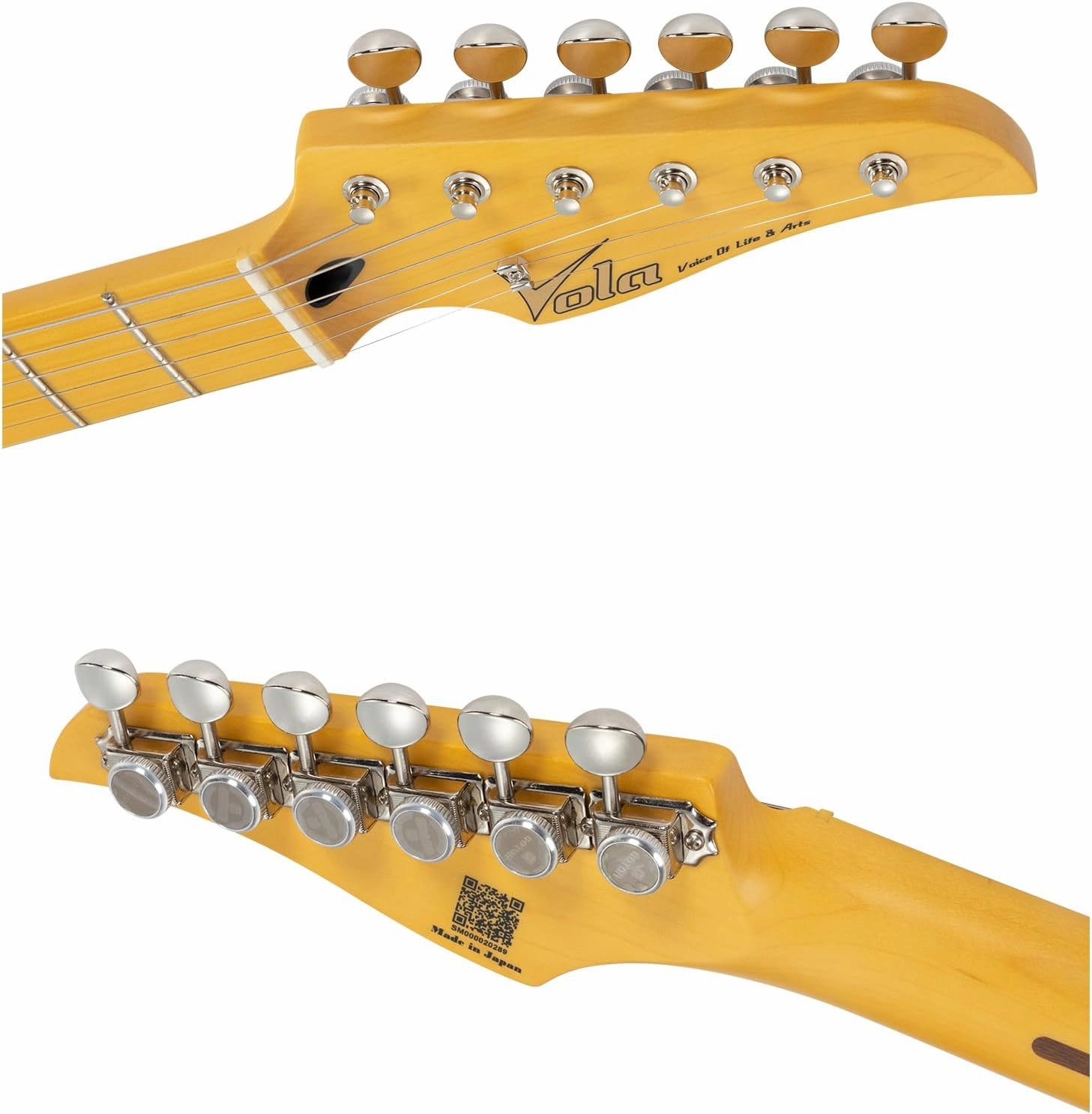 Vola Electric Guitar Vasti MC Sonic Blue Gloss Handmade in Japan MIJ Gotoh Bridge Gotoh Locking Tuner 6 Strings Modern C Neck For All Levels