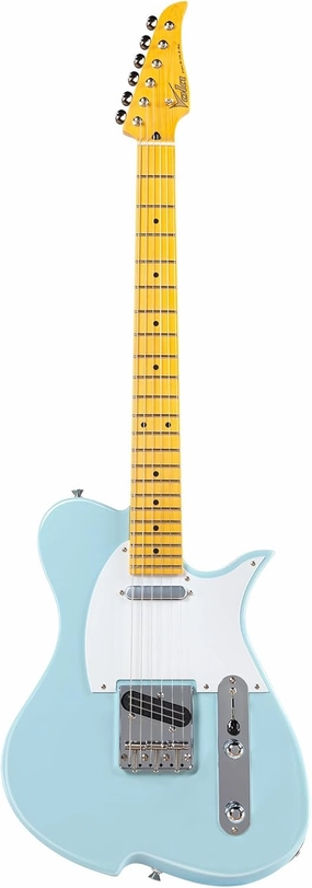 Vola Electric Guitar Vasti MC Sonic Blue Gloss Handmade in Japan MIJ Gotoh Bridge Gotoh Locking Tuner 6 Strings Modern C Neck For All Levels
