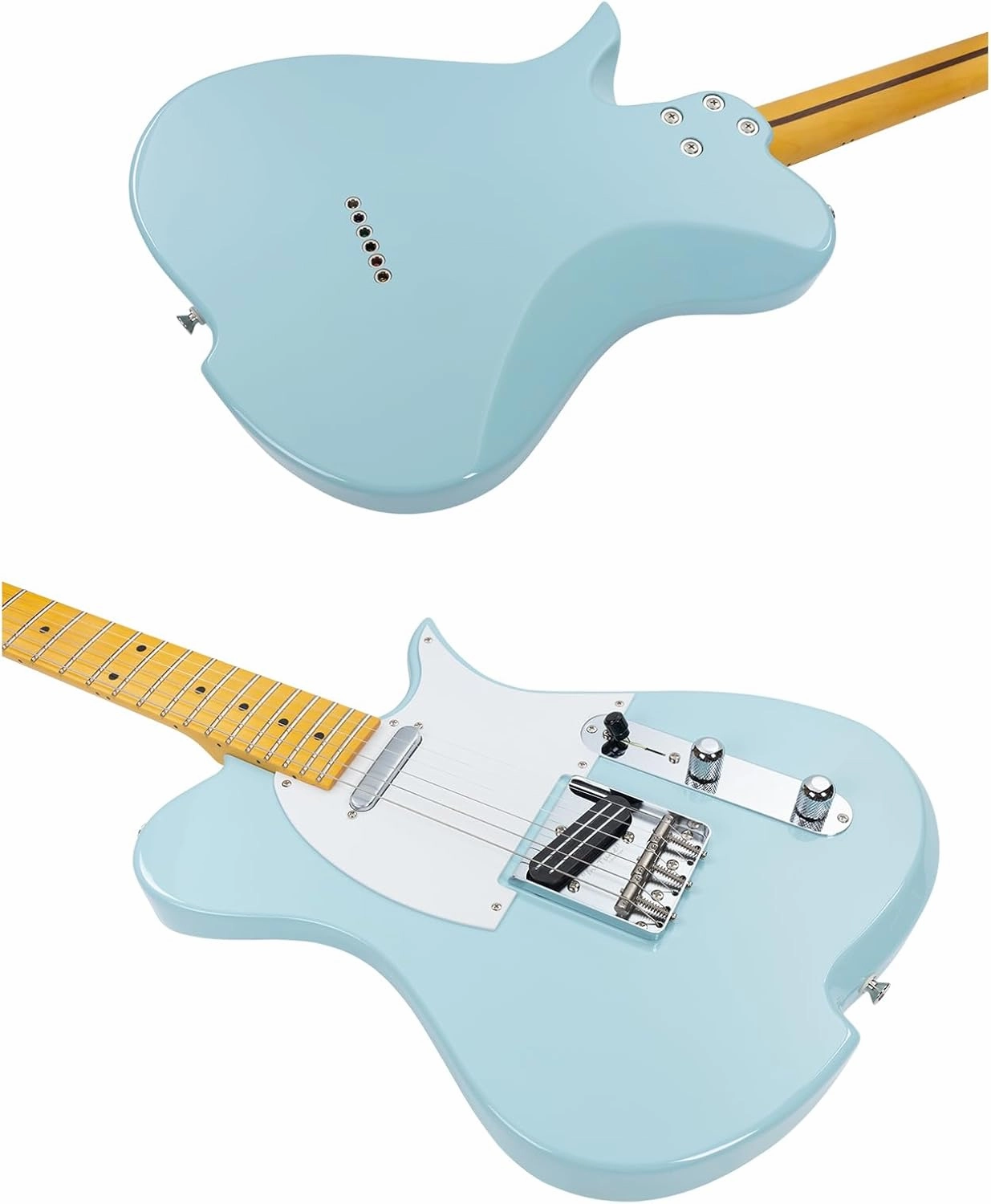 Vola Electric Guitar Vasti MC Sonic Blue Gloss Handmade in Japan MIJ Gotoh Bridge Gotoh Locking Tuner 6 Strings Modern C Neck For All Levels