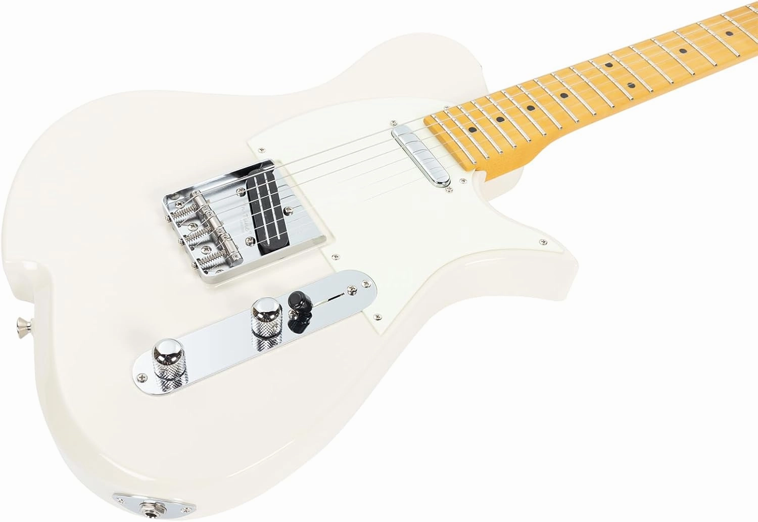 Vola Electric Guitar Vasti MC Vintage White Gloss Handmade in Japan MIJ Gotoh Bridge Gotoh Locking Tuner 6 Strings Modern C Neck For All Levels