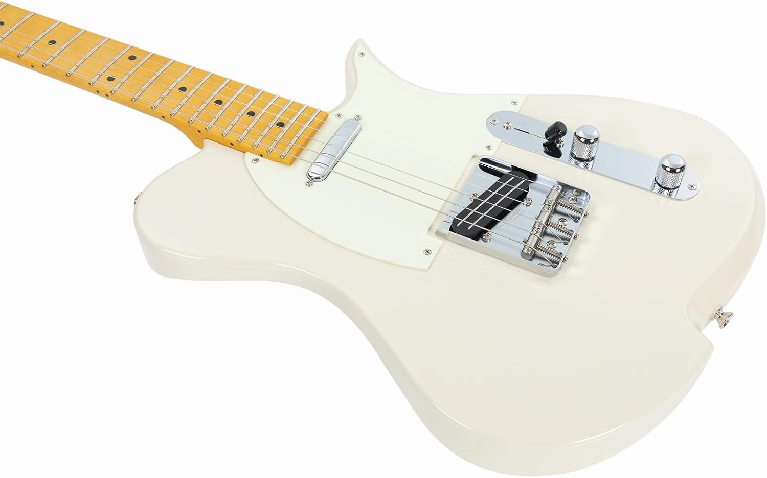 Vola Electric Guitar Vasti MC Vintage White Gloss Handmade in Japan MIJ Gotoh Bridge Gotoh Locking Tuner 6 Strings Modern C Neck For All Levels