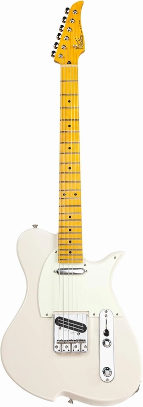 Vola Electric Guitar Vasti MC Vintage White Gloss Handmade in Japan MIJ Gotoh Bridge Gotoh Locking Tuner 6 Strings Modern C Neck For All Levels