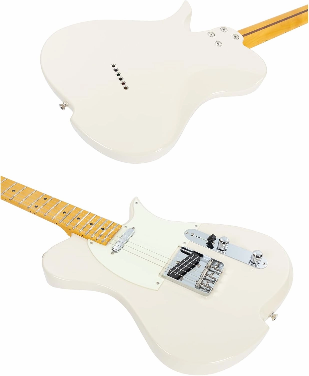 Vola Electric Guitar Vasti MC Vintage White Gloss Handmade in Japan MIJ Gotoh Bridge Gotoh Locking Tuner 6 Strings Modern C Neck For All Levels