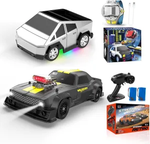Watch Remote Control Car Toy, 2.4 GHz Mini RC Car Watch Toy Wrist Controlled Small Racing Car   1/16 RC Drift Car with Gyro Full Proportional 4WD 50KM/h High Speed Remote Control Cars Drift Racing car
