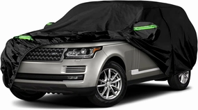 Waterproof Car Covers Replace for 2009-2025 Land Rover Range Rover SWB, 6 Layers All Weather Car Cover with Zipper Door & Windproof Bands for Snow Rain Dust Protection