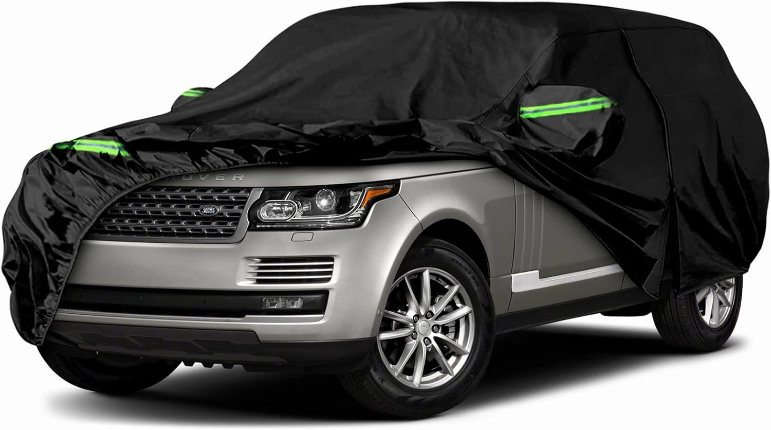 Waterproof Car Covers Replace for 2009-2025 Land Rover Range Rover SWB, 6 Layers All Weather Car Cover with Zipper Door & Windproof Bands for Snow Rain Dust Protection