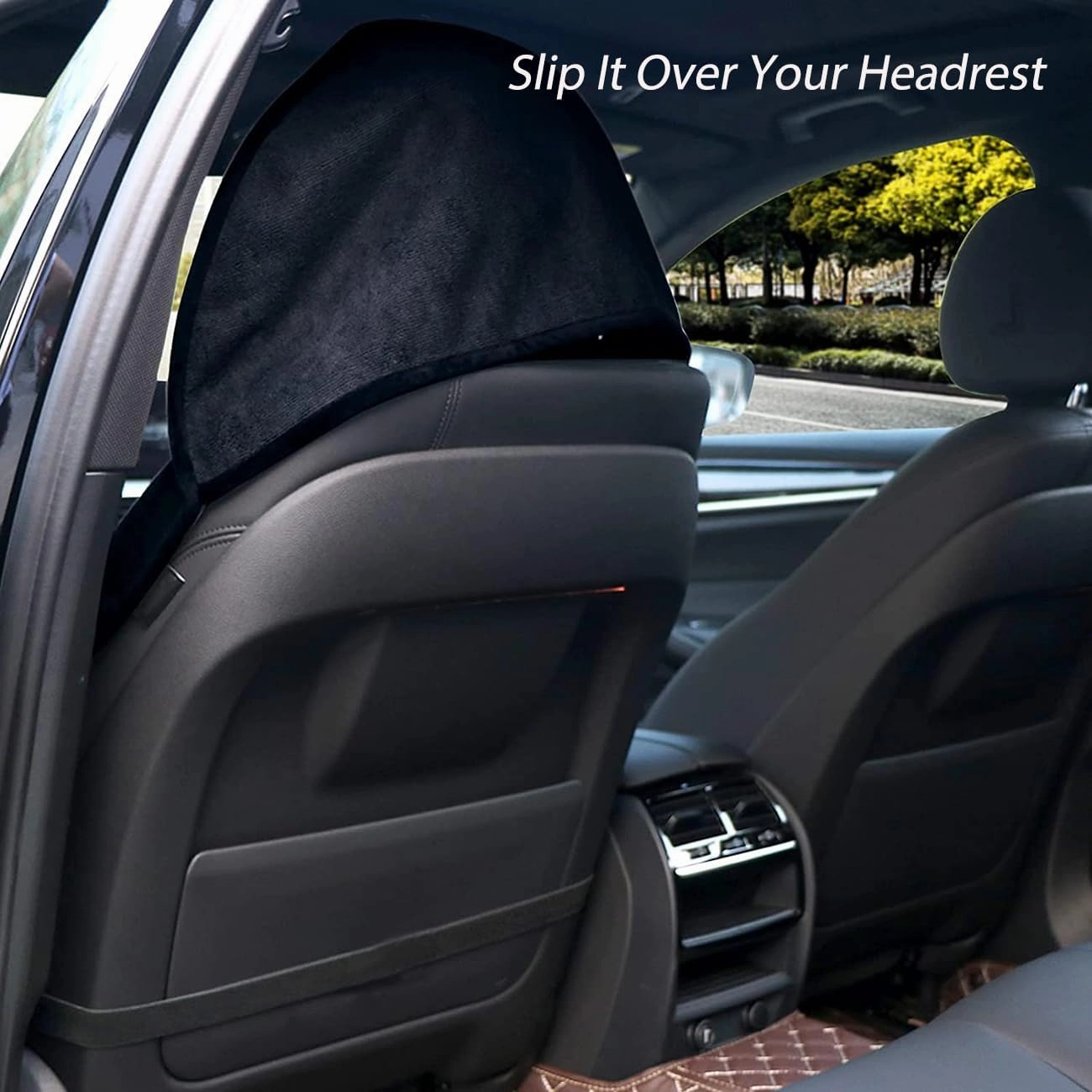 Waterproof Sweating Car Seat Cover for Post Gym Workout, Running, Swimming, Beach and Hiking, Universal Fit Non-Slip Bucket Seat Protector for Cars SUV Trucks, Machine Washable (Black)