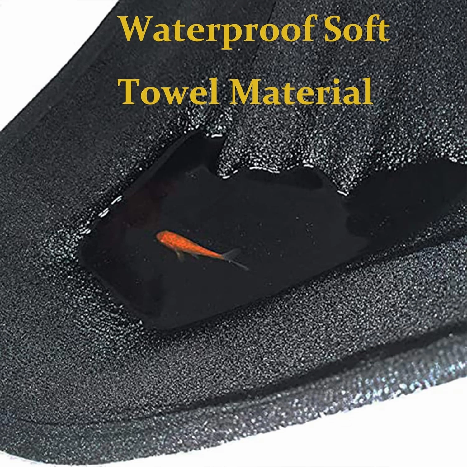 Waterproof Sweating Car Seat Cover for Post Gym Workout, Running, Swimming, Beach and Hiking, Universal Fit Non-Slip Bucket Seat Protector for Cars SUV Trucks, Machine Washable (Black)