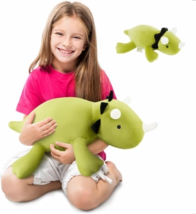 Weighted Dinosaur Plush: 3.5 lbs, Mini Version | Weighted Stuffed Animal for Tactile Joy & Sensory Comfort - Cute Huggable Dinosaur