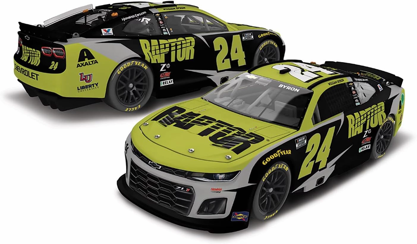 William Byron Elite 2025 Raptor NASCAR Diecast Car 1:24 Scale