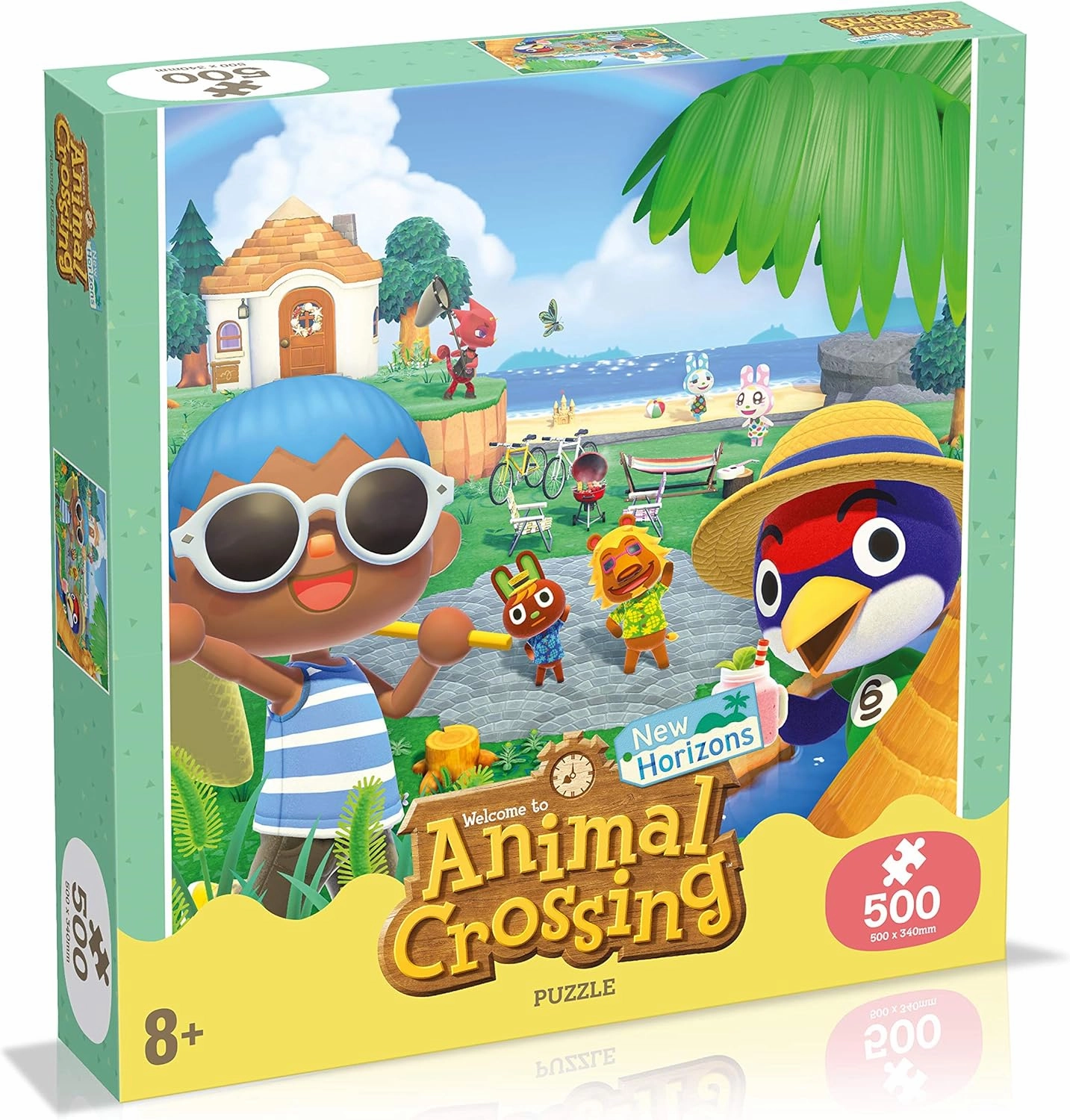 Winning Moves Animal Crossing 500 Piece Jigsaw Puzzle Game