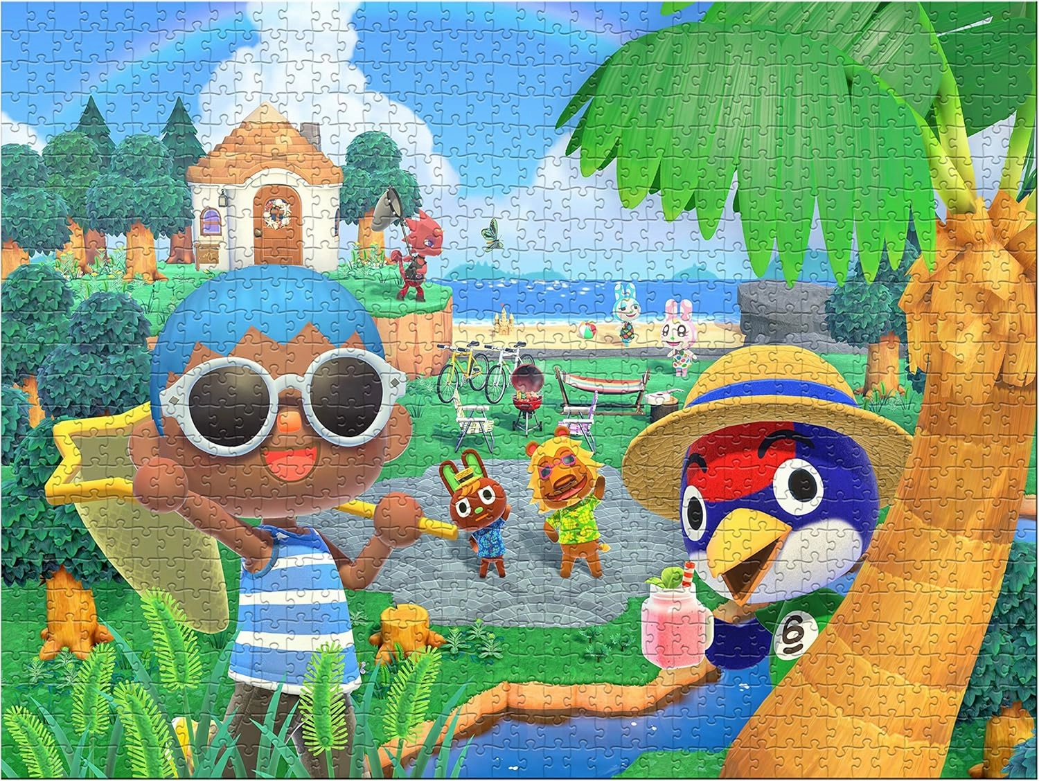 Winning Moves Animal Crossing 500 Piece Jigsaw Puzzle Game