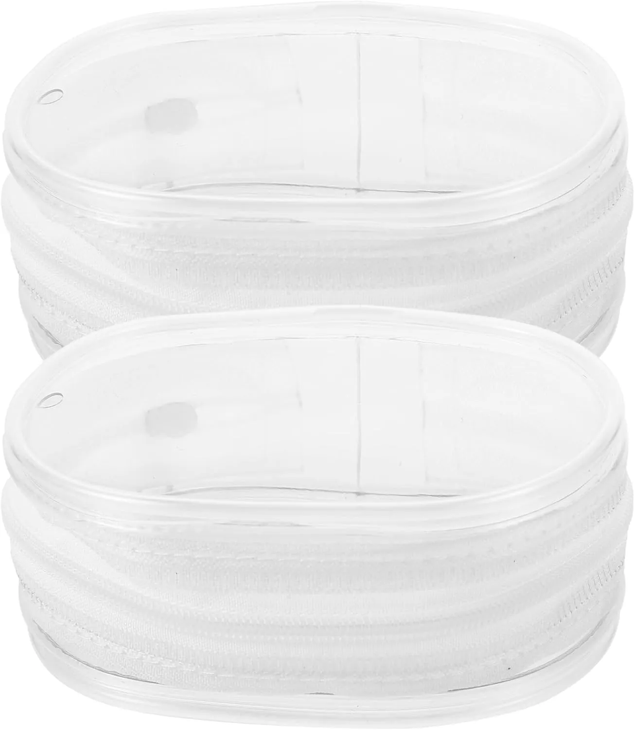 WOFASHPURET 5sets 2pcs Clear Organizer Mini Display Pouch Transparent Doll Storage Bag for Collectibles Action Figures and Models Durable and Convenient Design for Easy Access 2pcs*5