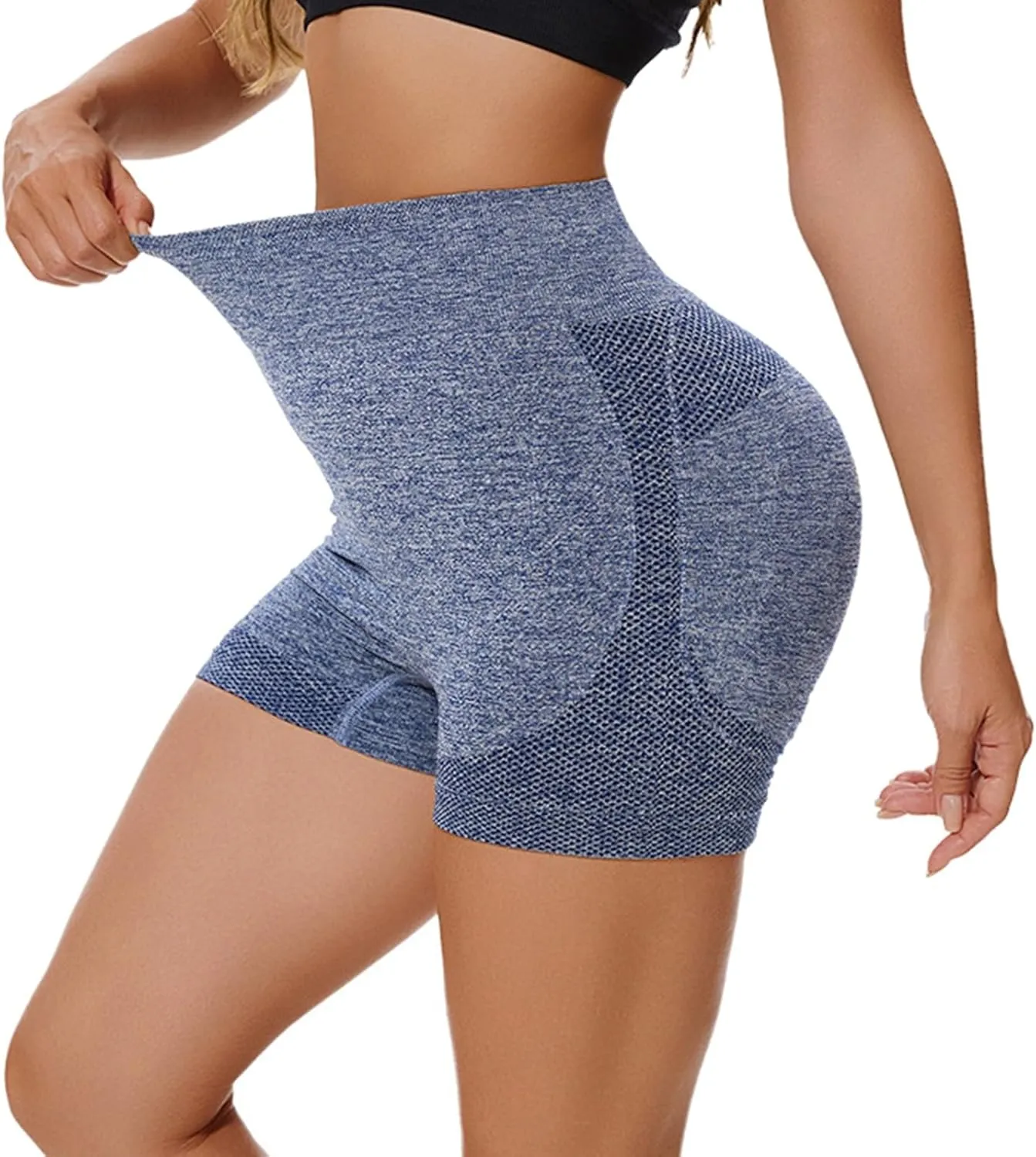 Women Workout Impact Shorts Women's Sports Skinny Hip Quarter Pants High Waisted Yoga Fitness Pants Short Pants