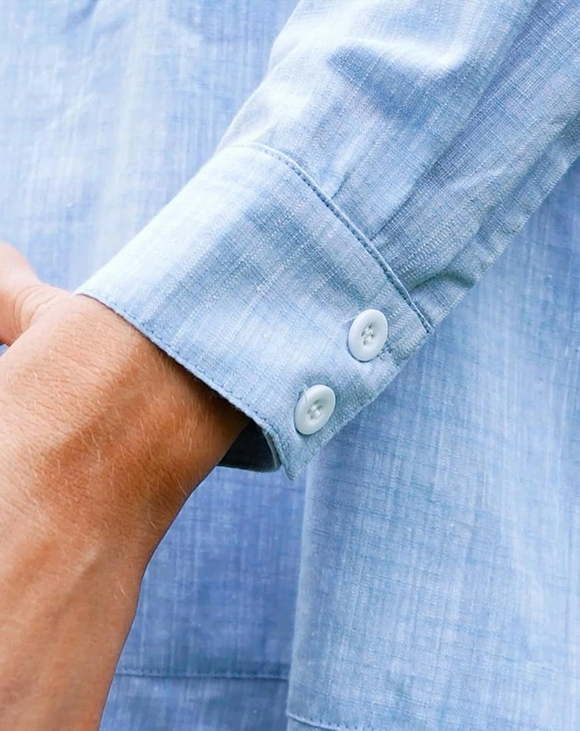 Women's Tunic Mini Shirt Dress Cotton Long Sleeve Ruffle Hem Dress Button Up Shift Chambray Dresses