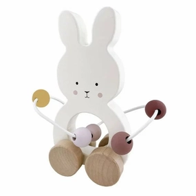 Wooden Pull Bunny - JaBaDaBaDo